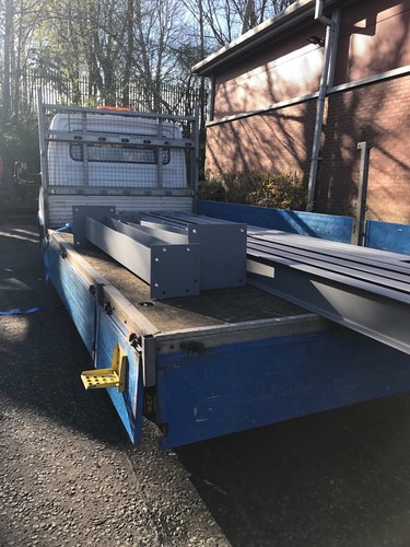 Steel beam fabrication drilled - beam,