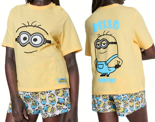 Ladies shorty pyjamas - ladies, minions