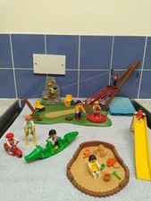 Playmobil 3819 Children & Croc Seesaw, 4015 Activity Playground, Sandpit & slide