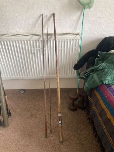 Vintage milbrolite salmon - , rod.
