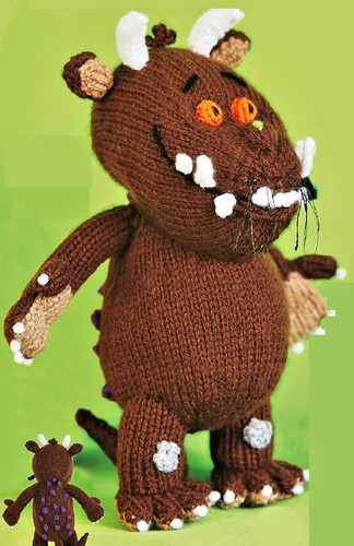 0138 knitting child - child's, gruffalo