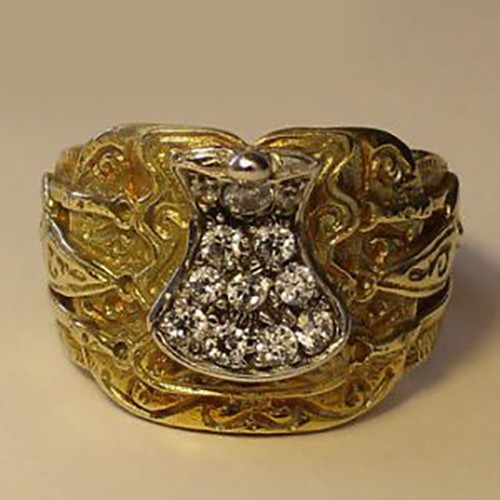 Ladies saddle ring 925 - saddle,