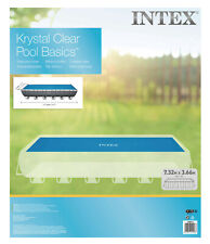 Intex 24FT x 12FT SOLAR COVER Rectangular Ultra Frame Swimming Pool #28017