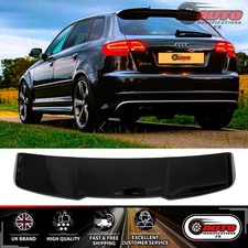 Audi A3 8P 5 DOOR NON S- LINE RS3 Style Gloss Black Rear Roof Spoiler 2003-2013