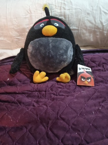Angry birds black plush rovio - birds,