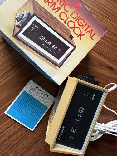 Vintage westclox alarm clock - alarm,