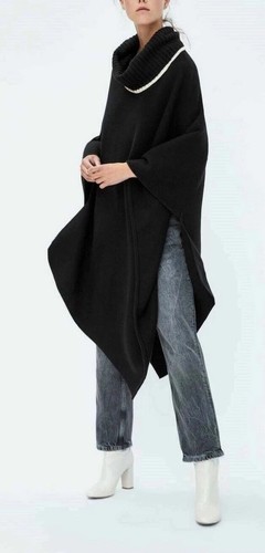 Zara knit black roll neck - knit,