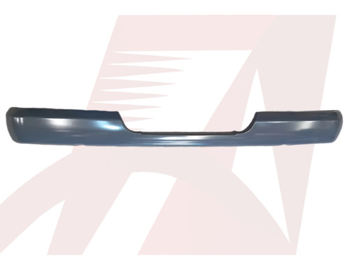 Grey steel front bumper fits - steel,