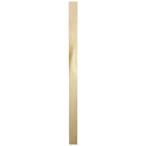 Oak square twist newel - twist, post