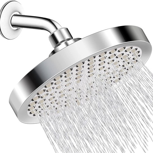 Fixed round shower head - shower, 6-inch