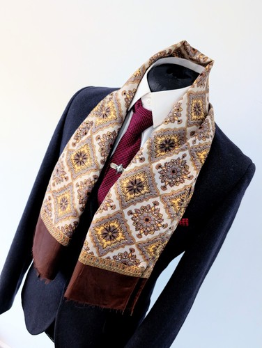 Men vintage geometric beige - geometric,