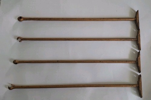 Lot vintage curtain rods - 4,