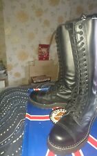 New Redinprice Tags Gay/Goth/Skinhead King Mens Grinders 20 Eye boots size7 