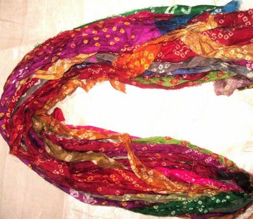 Yards recycled pure silk - 12,