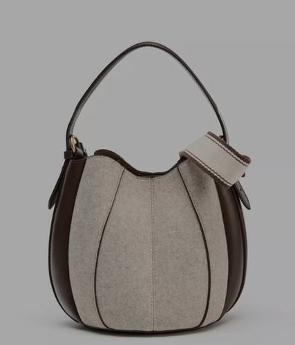 Zara bucket bag with top - zara,