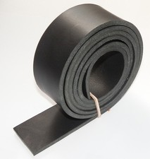 3.5mm Thick Italian Black Veg Tan Leather Belt Straps Blanks 150cm- 60 inch long