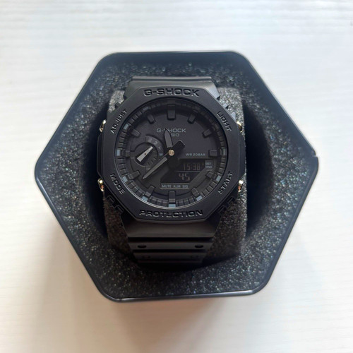 Casio shock 2100 black - casio, ga-2100