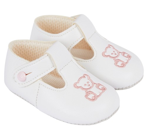 Baypods baby shoe - shoe, white/pink