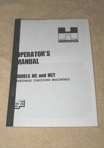 Hardinge and hct lathe - hc,