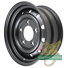 Land Rover Series Defender D1 RRC 6.5x16" ET21 Wolf wheel Rim Black ANR4583