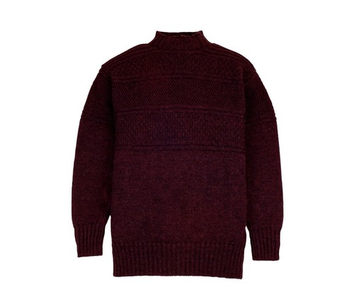 Merino wool fife gansey jumper - merino,