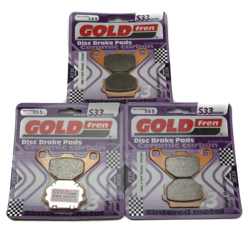 Goldfren s33 brake pads front - s33,