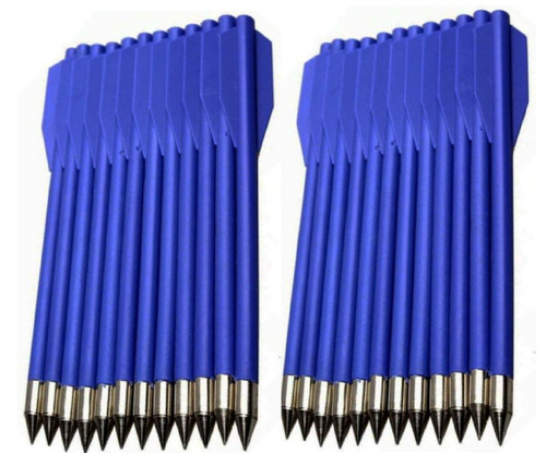 Pistol crossbow bolts steel - 24,