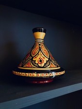 Handcrafted Ceramic Homeware Gift | Moroccan Tagine Pot for Cooking and Home Dec