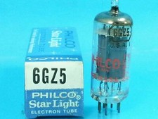 PHILCO TUNG SOL 6GZ5  TUBE
