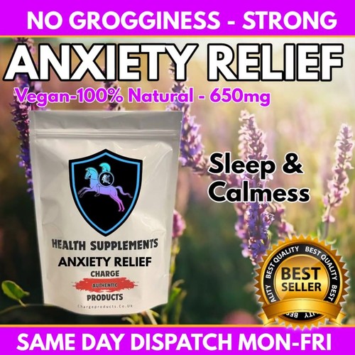 Anxiety relief capsules 600mg - relief,