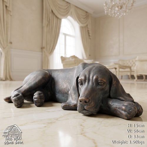 Dog sculpture grey content - dog,