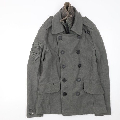 Superdry men grey - grey, pea