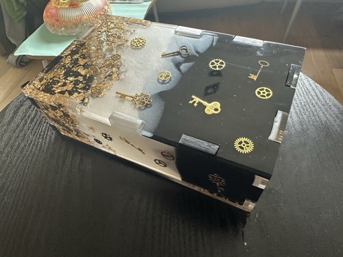 Handmade resin gift box - handmade,