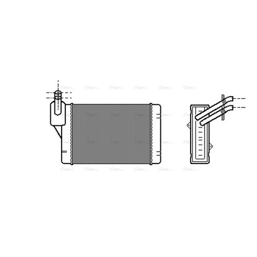 Heat exchanger for golf - heat, vw