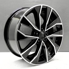 SKODA FABIA MONTE CARLO 16" ALLOY WHEEL RIM BLACK 6V0601025 GENUINE X1