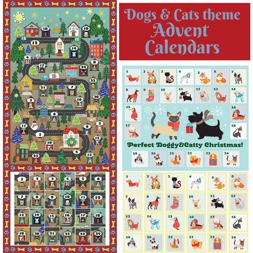 Dog cats theme christmas - dog,