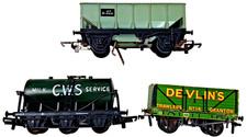 Set Of 3- Lima 6 Wheel Tanker