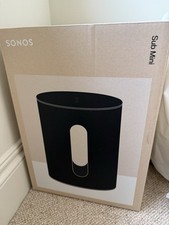 Sonos Sub Mini Black Speaker Subwoofer Wireless