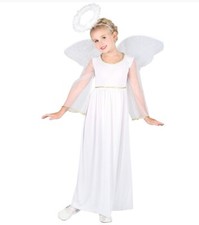 Girls Angel Costume White Kids