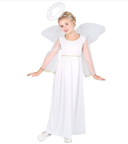 Girls angel costume - angel, white