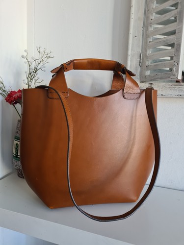 Zara buffalo leather - zara, tote