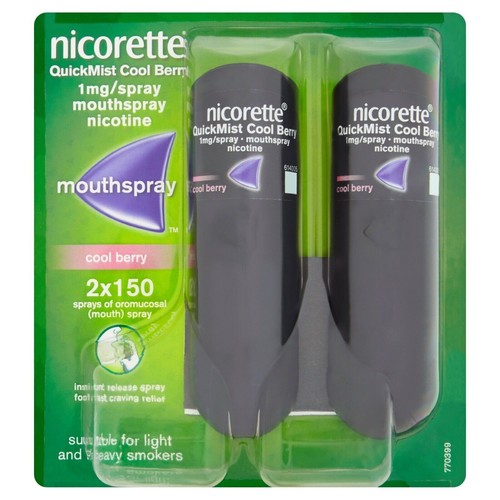 Nicorette quickmist mouthspray - nicorette,