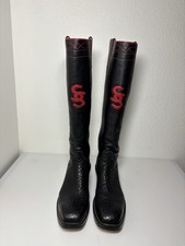 Tall Paul Bond Western Custom Men's Boots 11AA Narrow shaft Blk leather C Desc-K