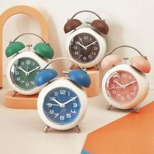 Twin Bell Alarm Clock Vintage Retro Loud Clocks Battery Bedside Desk Analogue UK