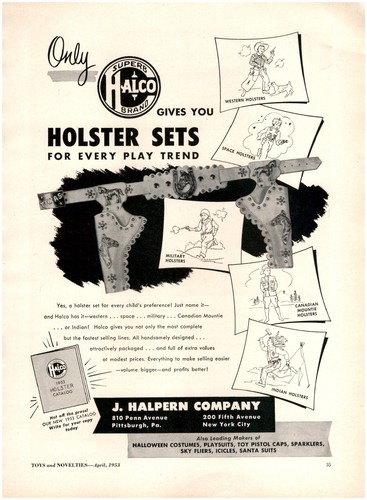 1953 paper toy halco - paper,