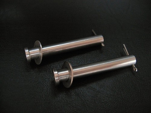 Stainless steel front footrest - front,