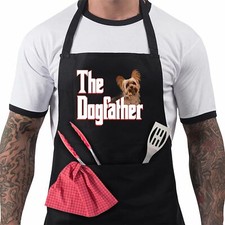 Yorkshire Terrier Gifts for Dog Lovers Owners - The Dogfather BBQ Apron