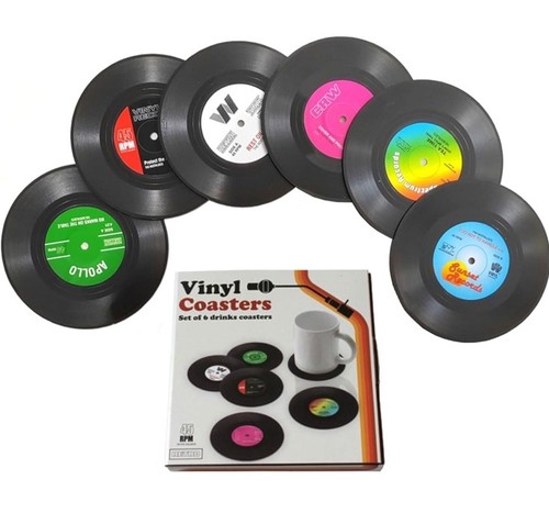 6pcs retro vinyl record - `vinyl, record`