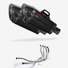 Lextek Stainless XP8C Carbon Exhaust System Suzuki GSX 1300 R Hayabusa 21 - 24