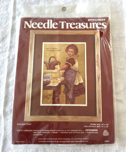 Needle treasures crewel kit - treasures,